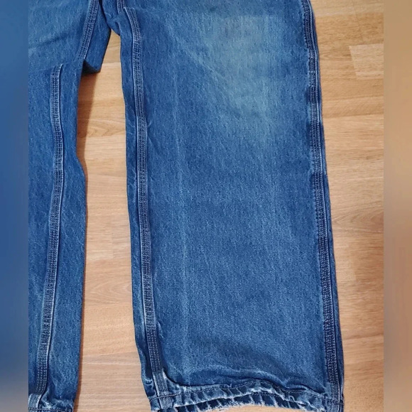 Carhartt FRB13 DNM‎ FR Flame Resistant Jeans Mens Size 36X34 Distressed Gorpcore - Picture 2 of 12